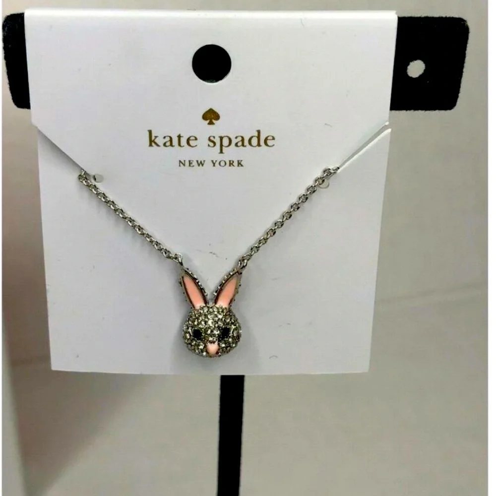 Kate Spade Novelty Magic Rabbit Mini Bunny Pendant Necklace